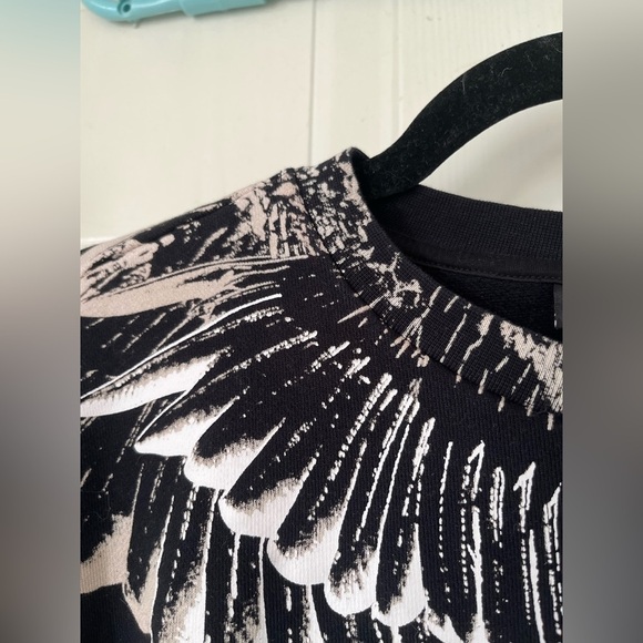 MARCELO BURLON COUNTY OF MILAN Black Icon Wings Sweatshirt - Picture 4 of 14